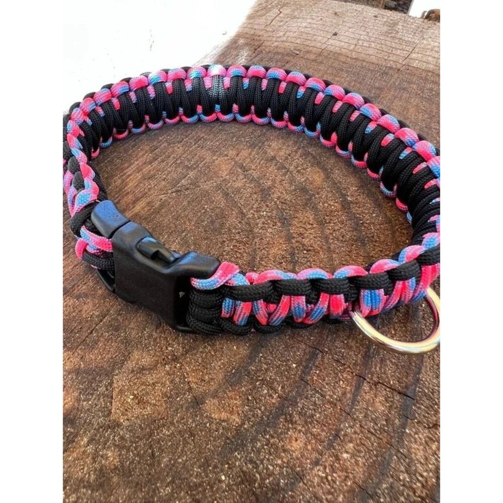 Fits 14 in. Neck Size, King Cobra Paracord Dog Collar